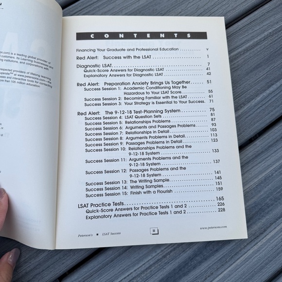 LSAT Prep Book with CD - Picture 10 of 17